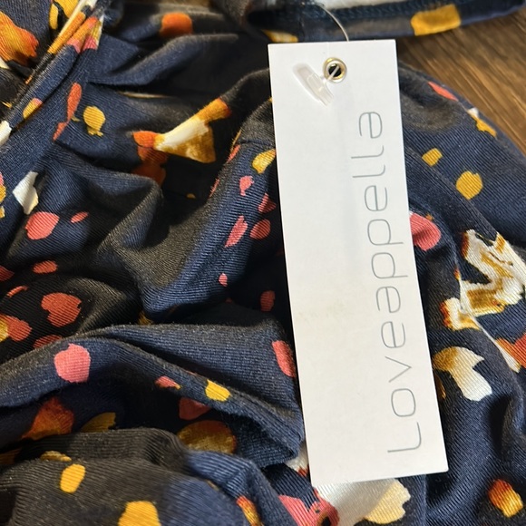 Loveappella Lucinda Knit Midi Dress in navy size Small - Picture 5 of 8